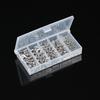 200Pcs Stainless Steel Fishing Split Rings Bait Lure Solid Loop Tackle Tool Kit