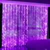 Xiaomi USB Curtain Lights - 8 Lighting Modes LED Fairy String Light for Christmas Halloween New Year Wedding Party Home Garden Decor