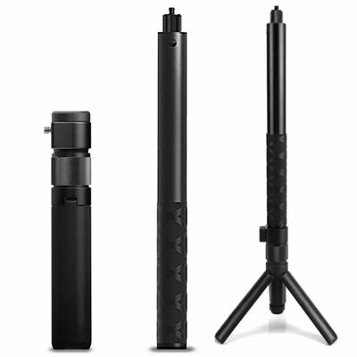 Vamson Unsichtbarer Selfie-Stick für Insta360 X3 Rotierendes Bullet Time Handstativ für Insta 360 ONE X2 ONE RS GoPro Zubehör