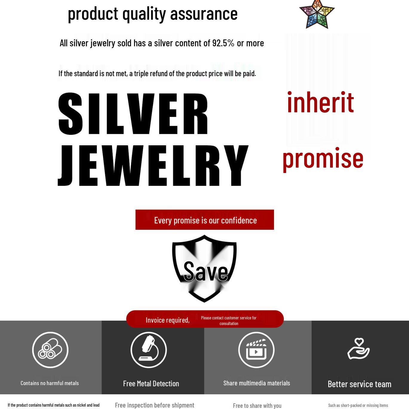 Shitalin Jewelry Co. S925 Sterling Silver Custom Order Link One Size