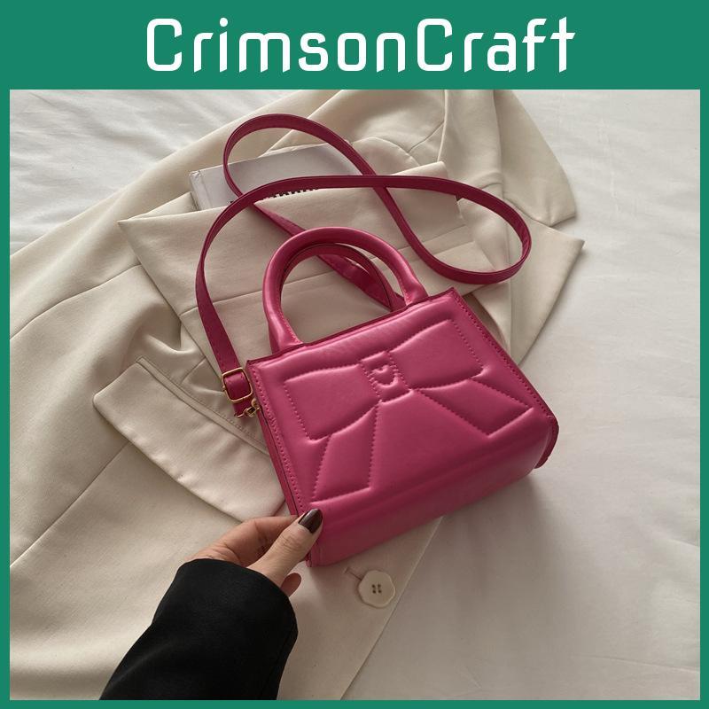 Elegant Small Square Handbag With Zipper Closure And Card Pocket For Women