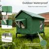 Universal Waterproof Outdoor Cat Tent Folding Warm Feral Cat Shelter Moisture-proof Raised Base Insulated Cat House Camping