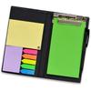 COI Notepad Memo Holder Desk Organizer with Colorful Sticky Notes Stationery Gift Set with Pen (Neon Green)