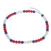 Baseball Necklace Rhinestone Unisex Baseballer Inspired Colorful Beaded Necklace for Baseball