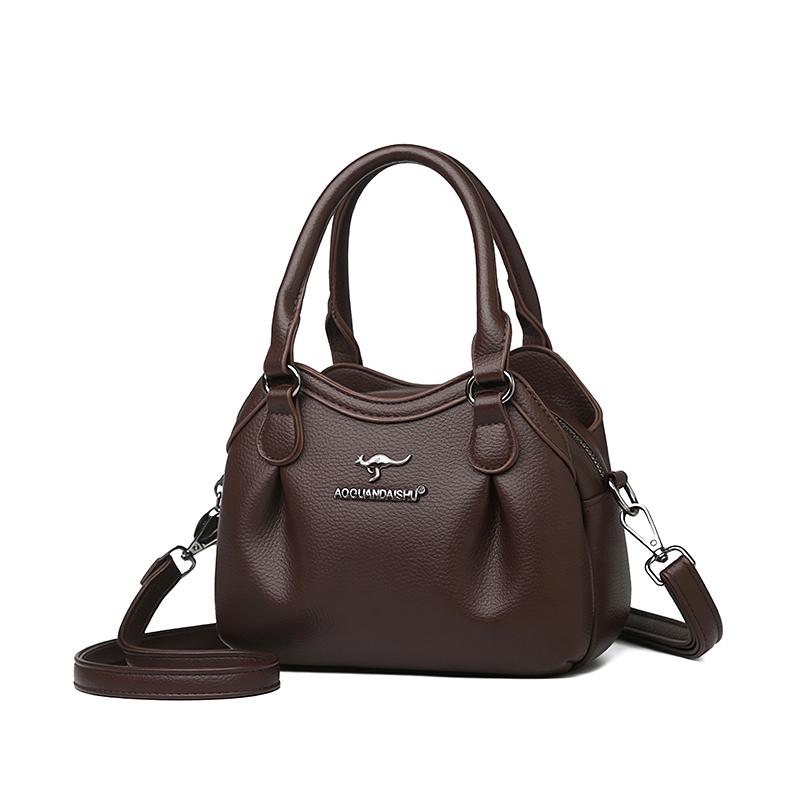 Large Capacity Commuter Shoulder Bag Women PU Hand Bag
