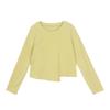 LUSON Girls' Long Sleeve Crew Neck Striped Casual T-Shirt