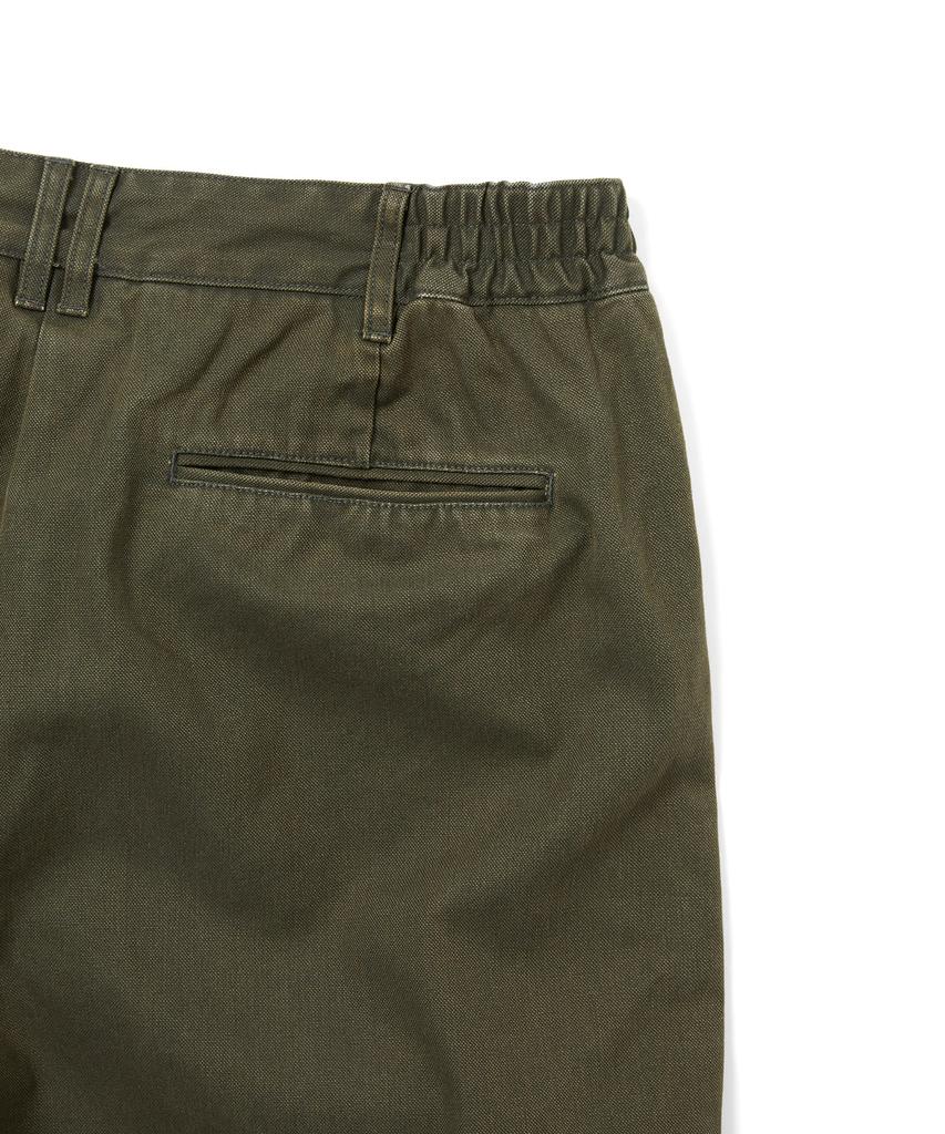 THISISNEVERTHAT Double Pleated Wide Pant Dark Olive