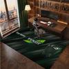 Tappeto in Cristallo Vellutato Personalizzato Fendt, Tappeto Morbido Antiscivolo con Testo Nome Personalizzato per Soggiorno Camera da Letto