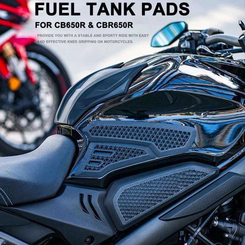 New Motorcycle Accessories For Honda CB650R CB 650R CBR650R CBR 650 R Fishbone Stickers Tank Pad Tankpad Protector