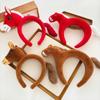 Sweet Mascot Plush Headband Soft Pony Doll Headpiece Creative Horse Hair Hoop  Role Play
