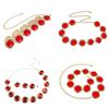 Red Crystal Waist Chain Belt Jewelry Belly Chain Decorative Belts For Women Dresses Red Waist Chain Raven