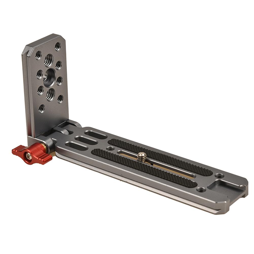 

Универсальный кронштейн L для камеры, складная быстросъемная площадка, вертикальный, горизонтальный, переключаемый, держатель L-образной формы для штатива Canon Nikon Sony