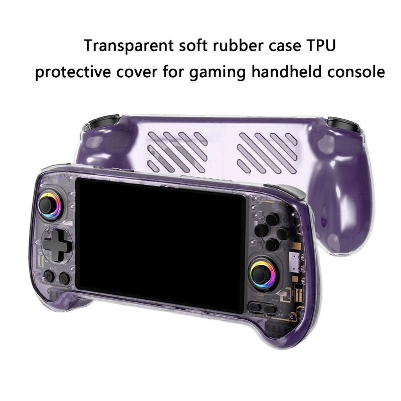 Protective Case Shell for RG557 Shockproof TPU Cover Game Console Housing with Ventilation Hole Gamepad Covers
