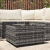 Day and Night - Day and Night Square Garden Coffee Table Gray Synthetic Rattan 50x50x30 Cm