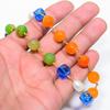 Carnelian, Peridot Gemstone 925 Sterling Silver Jewelry Necklace 20" GK-7522