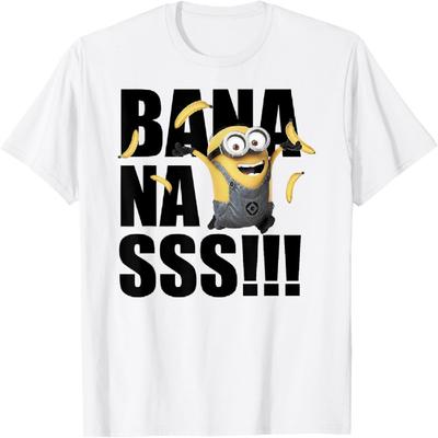 Despicable Me Minions Dave Goes Bananas Graphic T-Shirt T-Shirt