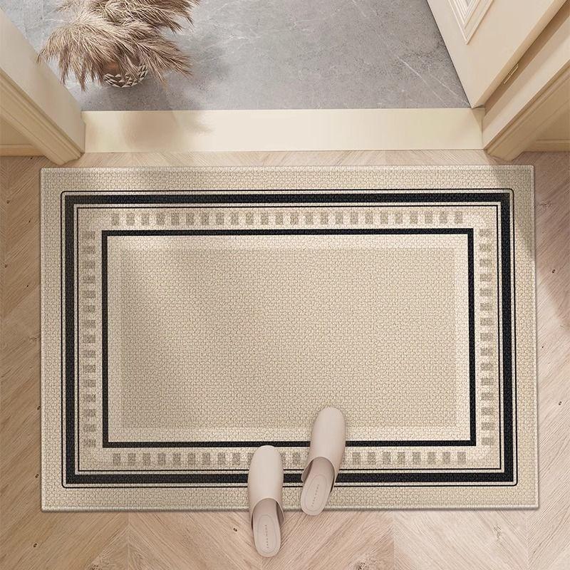 

Современный простой коврик для пола из диатомовой грязи, впитывающий быстросохнущий коврик для ног, для крыльца, износостойкий противоскользящий коврик для пола 50 * 80Cm