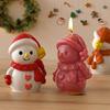 Christmas Snowman Silicone Mold Aromatherapy Candle Snowman Gypsum Mold