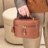 Top Grain Leather Lunch Bag High Quality Handbag Makeup Versatile Crossbody