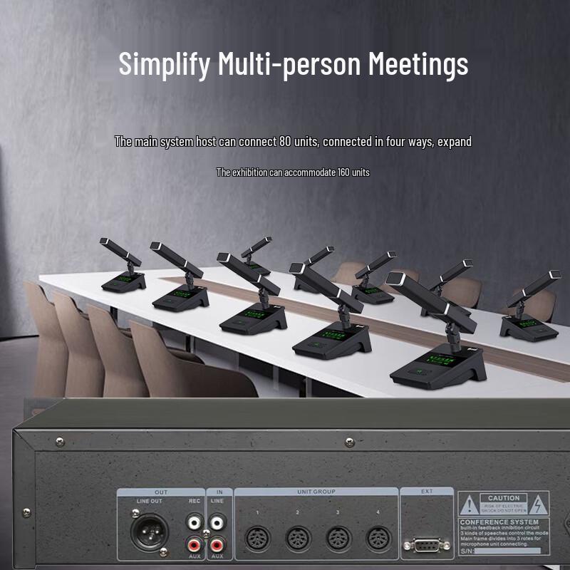 SST-P320Y Wired Hand-in-Hand Conference Microphone System (CN Version)