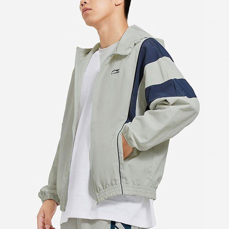 Li Ning Sports Lifestyle Collection Sports Trendy Collection Jacket Men's Gray AFDT531-1
