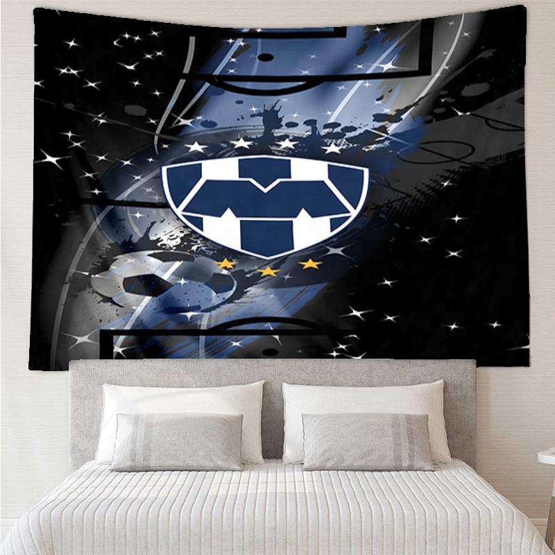 Football Club Emblem Tapestry Hanging for Bedroom,Livingroom, Playroom,Decor Art Room Wall Tapestry Holiday and Birthday Gifts