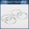 INFINAUTO Hub Centric Rings 66.1mm Inner To 73.1mm Outside Diameter Vehicle Wheel Hub Rings Aluminum Alloy 4pcs