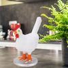 Chicken Egg Lamp 3D Hen Laying Egg Lamp Funny Resin Lifelike Chicken Night Light Decorative Animal Table Lamp for Bedroom