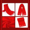 Xue Qiman Chinese Red Imitation Cashmere Scarf