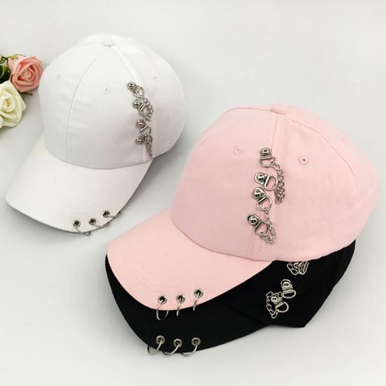 Cappello Sportivo da Donna Metallico alla Moda Hip-Hop da Baseball Anti-Luce UV per Esterno
