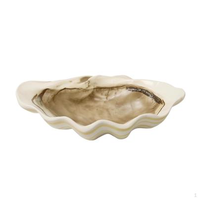 Shell Tray Ocean-Themed Resin Imperfectly Perfect for Coffee Table