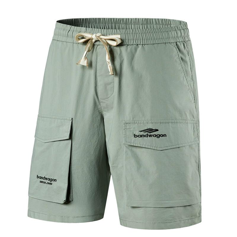 Men's Workwear Shorts, Sports and Casual Five Quarter Pants, Loose Oversized Quick Drying