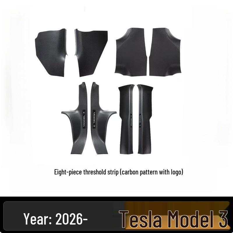 TPE Floor Mats for Tesla Model 3 Interior & Trunk