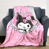 1pc Sanrio Kuromi6 Blanket, Gift, for Men and Women, Soft Blanket, Good for Sofa Bed Couch Travel, Lightweight Flannel Blanket