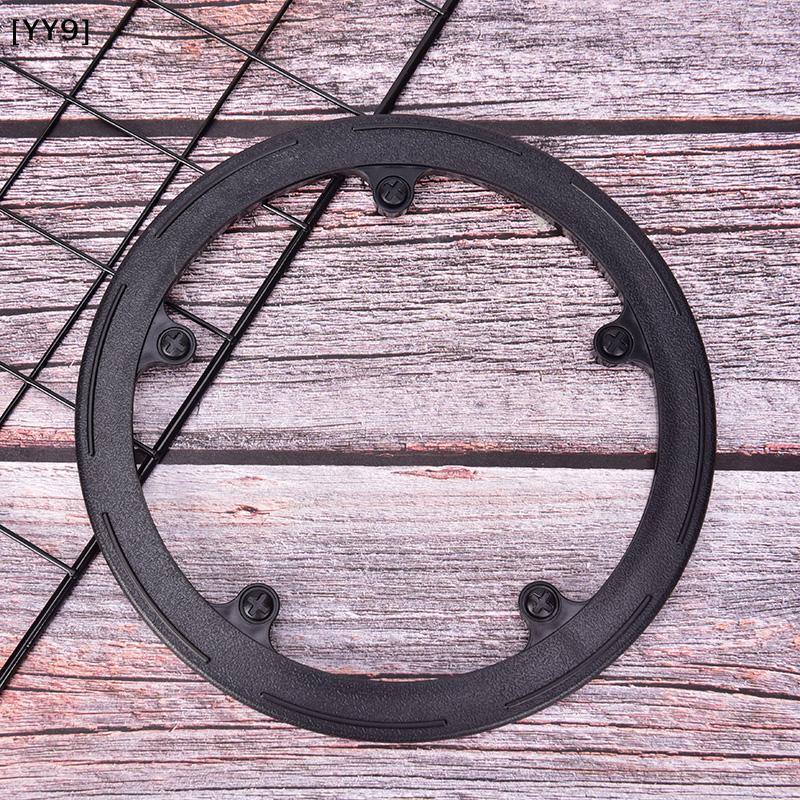 Protezione in Plastica Nera per Corona di Bicicletta da 8,5 cm, Leggero Protezione Pignone Bici Copricrank per Bici da Strada[YY9]