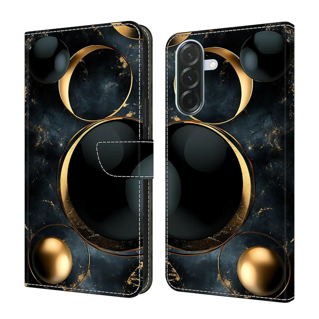 For Samsung Galaxy A56 5G / A36 5G Wallet Case Foldable Stand Pattern Printing Leather Flip Phone Cover