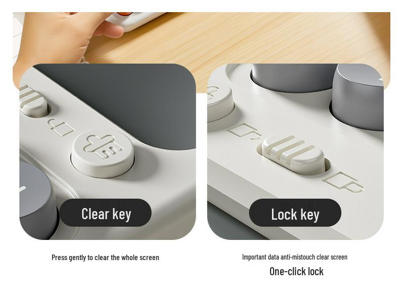 Voice-Activated Handwriting Tablet: Multifunction Desktop Calculator & Memo Pad with Large Screen