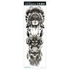 Waterproof Full Arm Tattoo Sticker - Trendy Floral Design