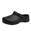 Men's EVA Chef Shoes Sandals Summer Large Black Kitchen Anti-Slip Work Shoes Waterproof Oil-Repellent Kitchen Shoes