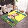 Looney Bold Bugs Bunny Artwork Customizable Name Floor Rug Office Rug Design for Bedrooms Living Rooms Playrooms Game Room Anti-slip Rug Anime Office