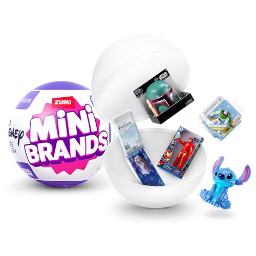 Капсулы ZURU Mini Brand Серия 3 Disney Store, Тема Surprise Collector Minis, Непрозрачная упаковка.