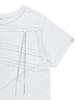 TUOMIO Lace Strap Oversized T-Shirt [White]