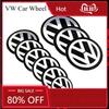 2025 Gorący Volkswagen 4 szt. 45mm 56mm 60mm 65mm 70mm 75mm 90mm Naklejka z Logo Środka Koła Samochodowego Emblemat Nakładki na Felgi Pokrywa Piasty Odznaka Naklejka