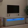 VidaXL TV-Schrank mit LED-Leuchten Weiß 120x35x40 cm
