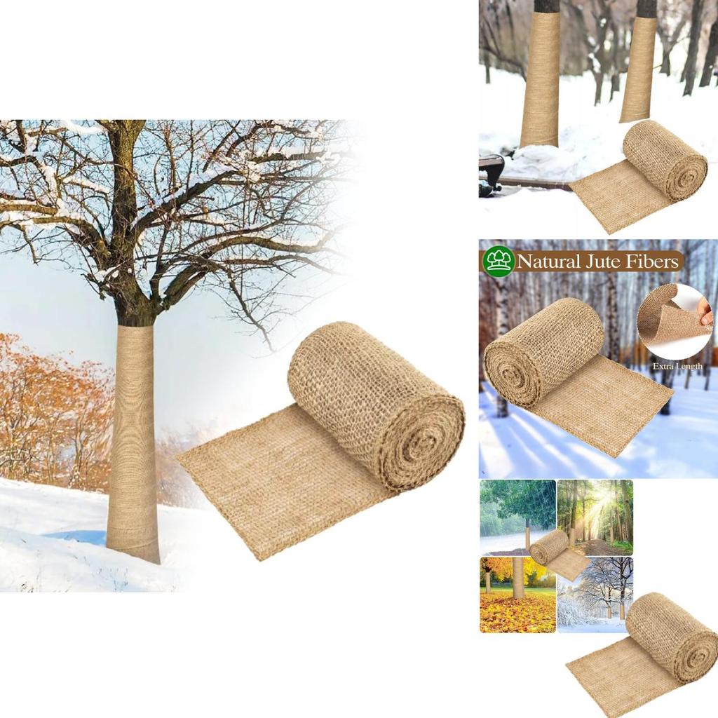 Premium Natural Burlap Tree Protector Roll Versatile Plant Wraps For Tree Protection And Support