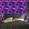 Watercolor Galaxy Wallpaper, Purple and Navy Blue, Violet Background, 50x1000