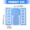 Multifunctional Garment Organizing Board Adjustable Laundry Folding Aid For Shirts Pants Dresses Clothing Organization