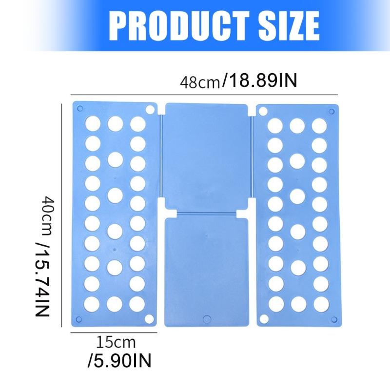 Multifunctional Garment Organizing Board Adjustable Laundry Folding Aid For Shirts Pants Dresses Clothing Organization