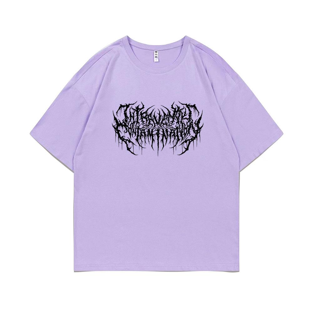 Playboi Carti Narcissist Print T-Shirt Opium Actual Hate Hip Hop Rapper Tshirt Unisex's Fashion Gothic T Shirts Male Vintage Tees