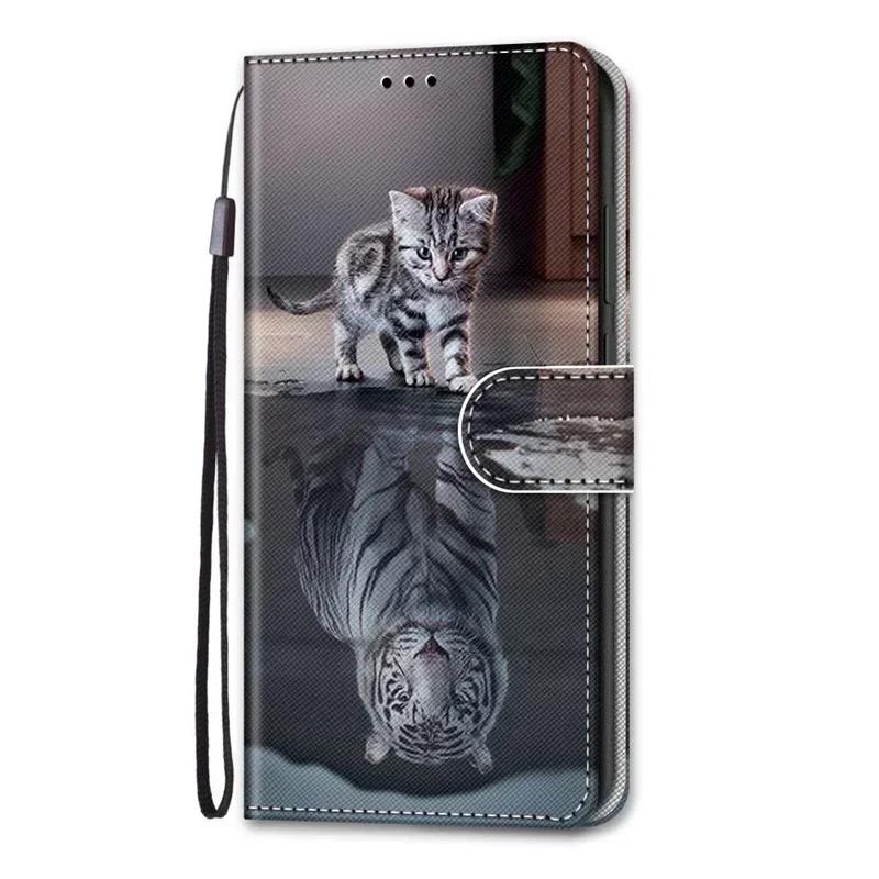Wallet Book Stand Case for Funda Xiaomi 14T Pro Case On For Coque Xiomi 14t Pro Xiaomi14T 14TPro Cat Animal Painted Phone Cover